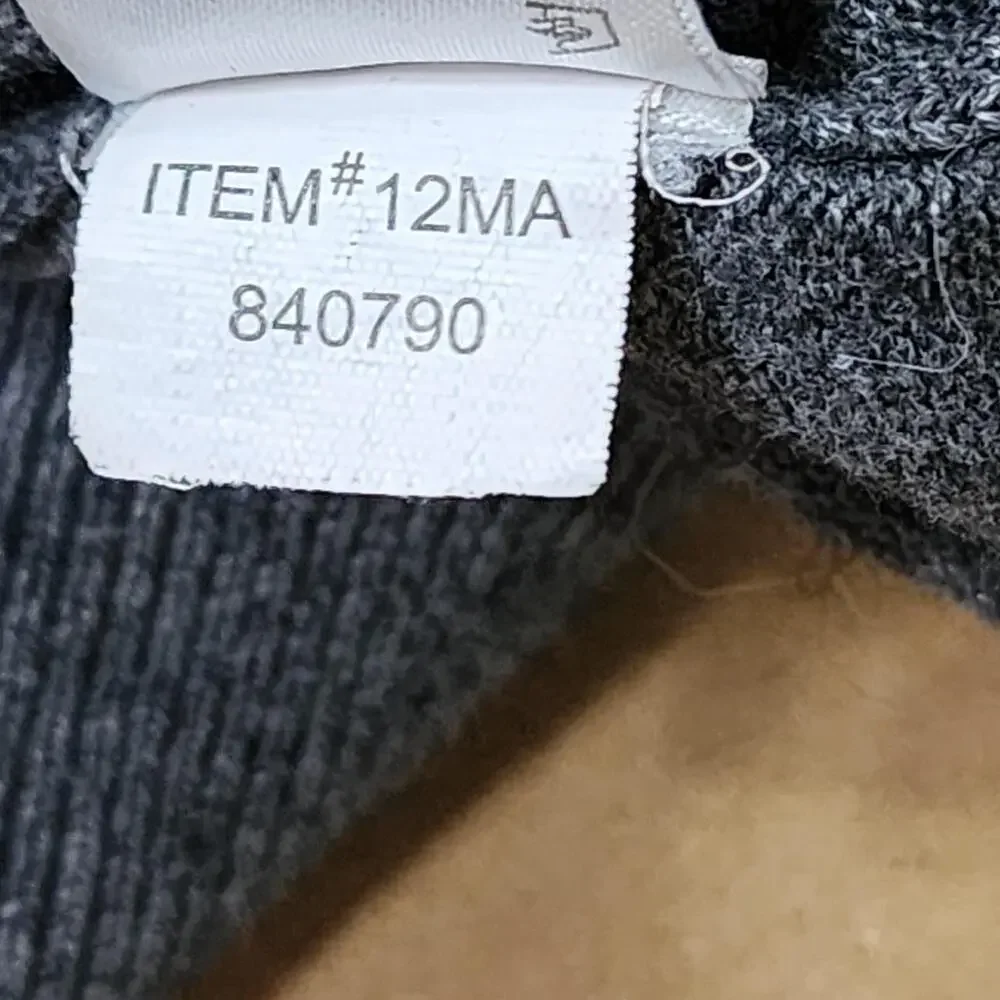 Orvis Sweater Mens Large Gray Cotton Silk Cashmere Collared Pullover Knit